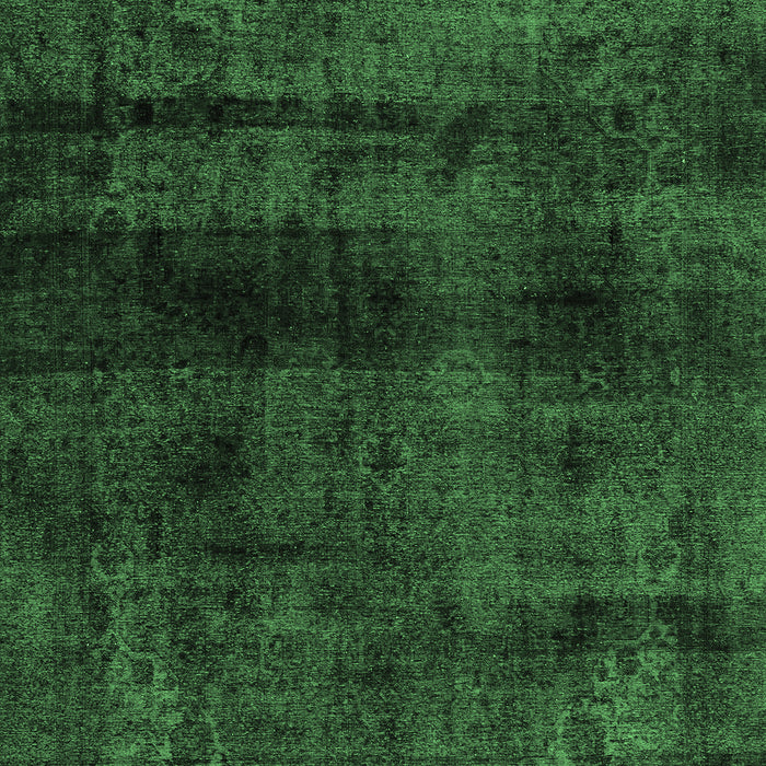Machine Washable Abstract Emerald Green Modern Area Rugs, wshabs1966emgrn