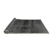 Sideview of Abstract Gray Modern Rug, abs1966gry