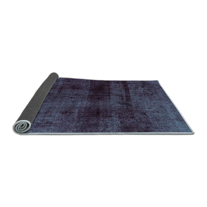 Sideview of Abstract Light Blue Modern Rug, abs1966lblu