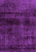 Machine Washable Abstract Purple Modern Area Rugs, wshabs1966pur