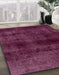 Abstract Pink Modern Rug in Family Room, abs1966