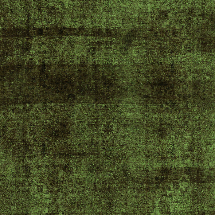 Machine Washable Abstract Green Modern Area Rugs, wshabs1966grn
