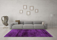 Machine Washable Abstract Purple Modern Rug, wshabs1966pur