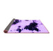 Sideview of Abstract Purple Modern Rug, abs1967pur