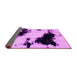 Sideview of Abstract Pink Modern Rug, abs1967pnk