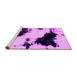 Sideview of Machine Washable Abstract Pink Modern Rug, wshabs1967pnk