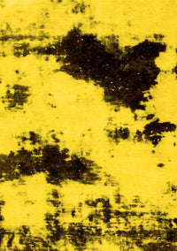 Abstract Yellow Modern Rug, abs1967yw