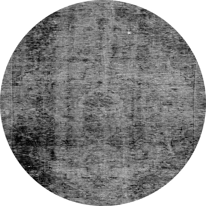 Round Machine Washable Abstract Gray Modern Rug, wshabs1968gry