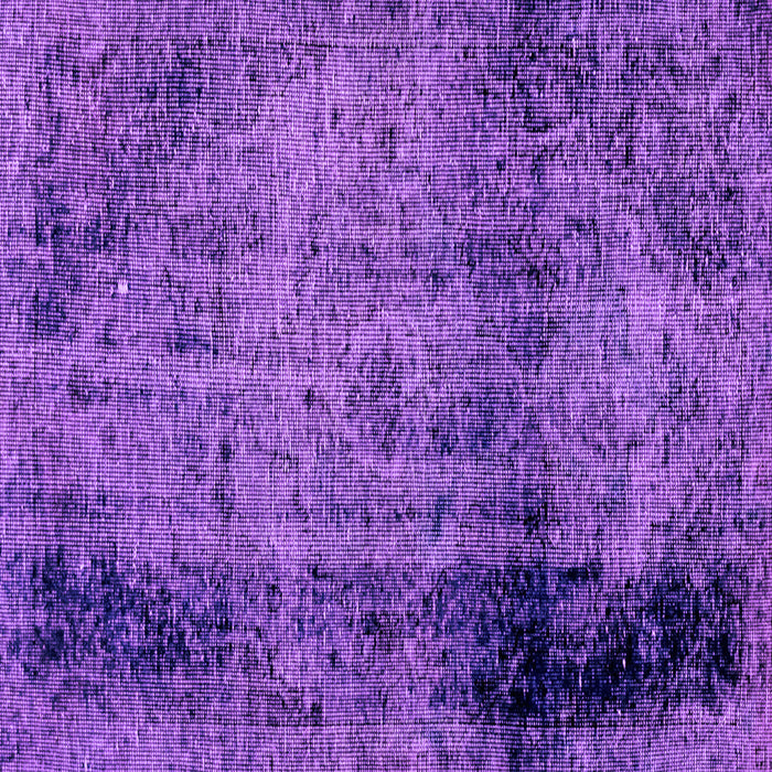 Square Machine Washable Abstract Purple Modern Area Rugs, wshabs1968pur