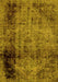 Abstract Yellow Modern Rug, abs1968yw