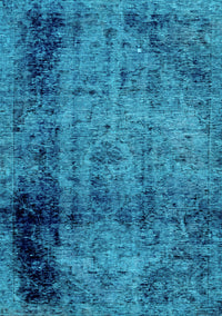 Abstract Light Blue Modern Rug, abs1968lblu