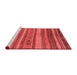 Modern Red Washable Rugs