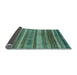 Sideview of Abstract Light Blue Modern Rug, abs1969lblu