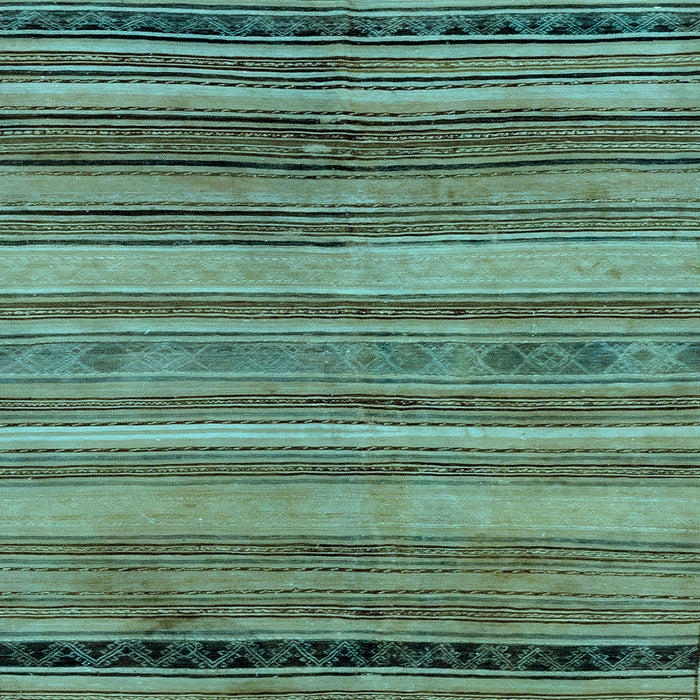 Square Machine Washable Abstract Light Blue Modern Rug, wshabs1969lblu