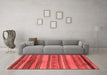 Modern Red Washable Rugs