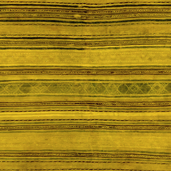 Machine Washable Abstract Yellow Modern Rug, wshabs1969yw