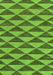 Abstract Green Modern Rug, abs196grn