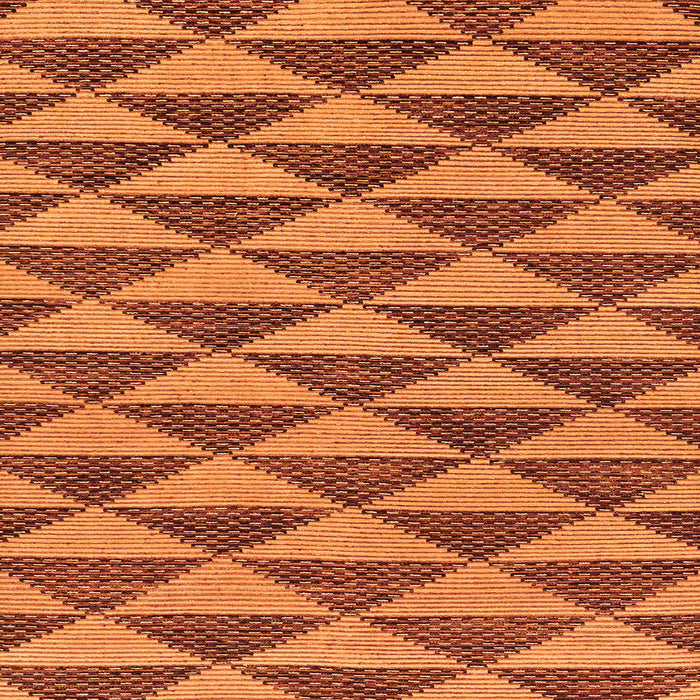Square Abstract Orange Modern Rug, abs196org