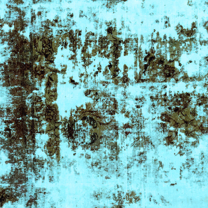 Abstract Light Blue Modern Rug, abs1970lblu