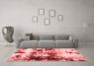 Modern Red Washable Rugs