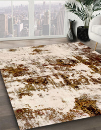 Abstract Desert Sand Beige Modern Rug, abs1970