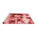 Modern Red Washable Rugs