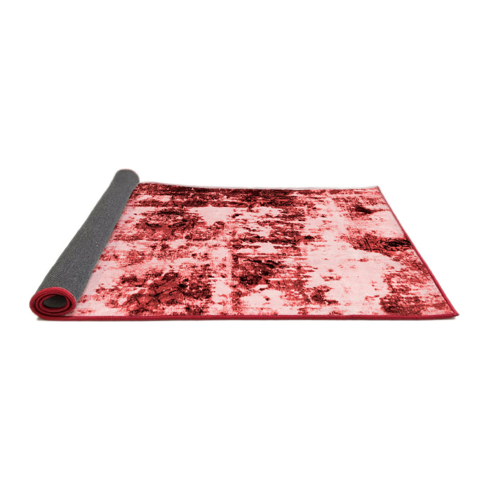 Abstract Red Modern Area Rugs