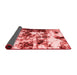 Abstract Red Modern Area Rugs