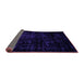 Sideview of Abstract Purple Modern Rug, abs1971pur