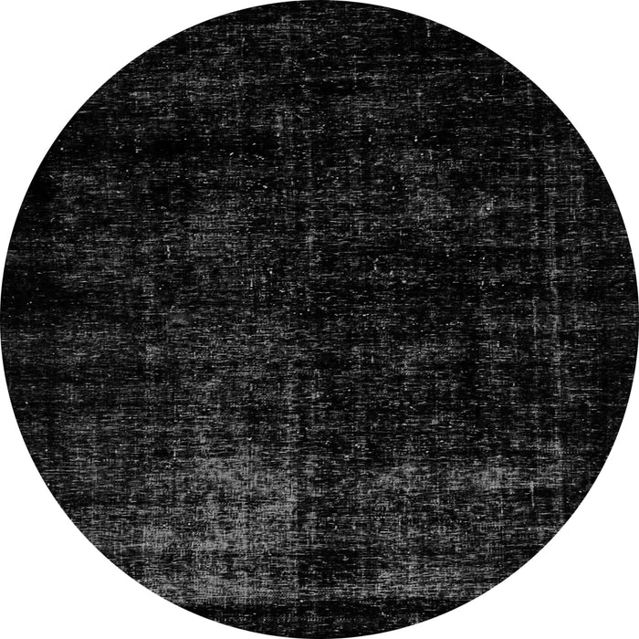 Round Machine Washable Abstract Gray Modern Rug, wshabs1971gry