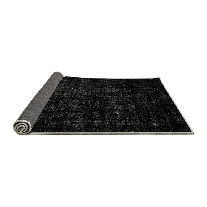 Sideview of Abstract Gray Modern Rug, abs1971gry