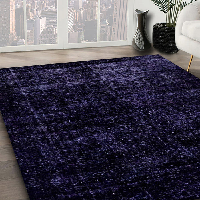 Machine Washable Abstract Blue Rug in a Family Room, wshabs1971