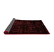 Abstract Red Modern Area Rugs