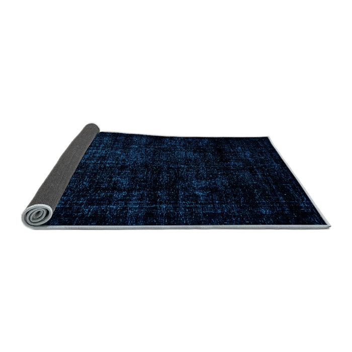 Sideview of Abstract Light Blue Modern Rug, abs1971lblu