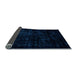 Sideview of Abstract Light Blue Modern Rug, abs1971lblu