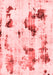 Abstract Red Modern Area Rugs