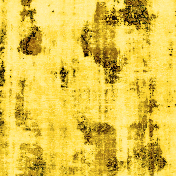 Abstract Yellow Modern Rug, abs1972yw