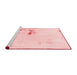 Modern Red Washable Rugs