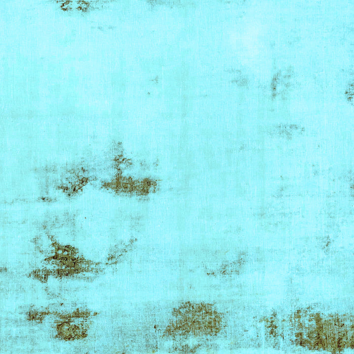 Square Machine Washable Abstract Light Blue Modern Rug, wshabs1973lblu