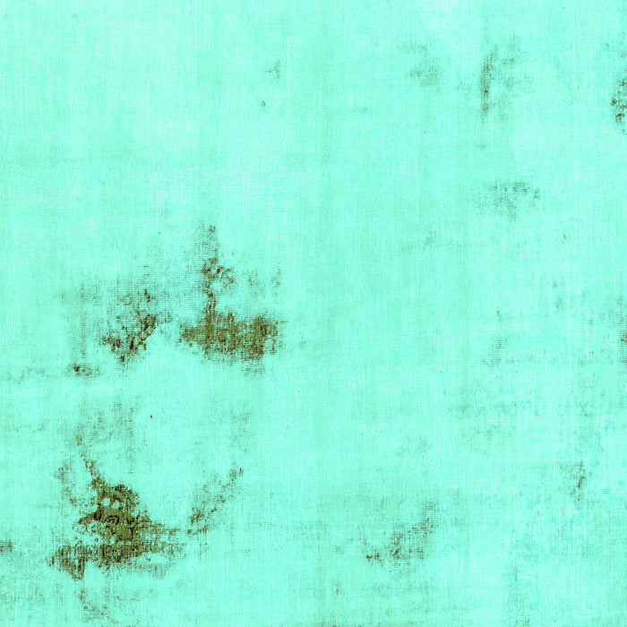 Machine Washable Abstract Turquoise Modern Area Rugs, wshabs1973turq