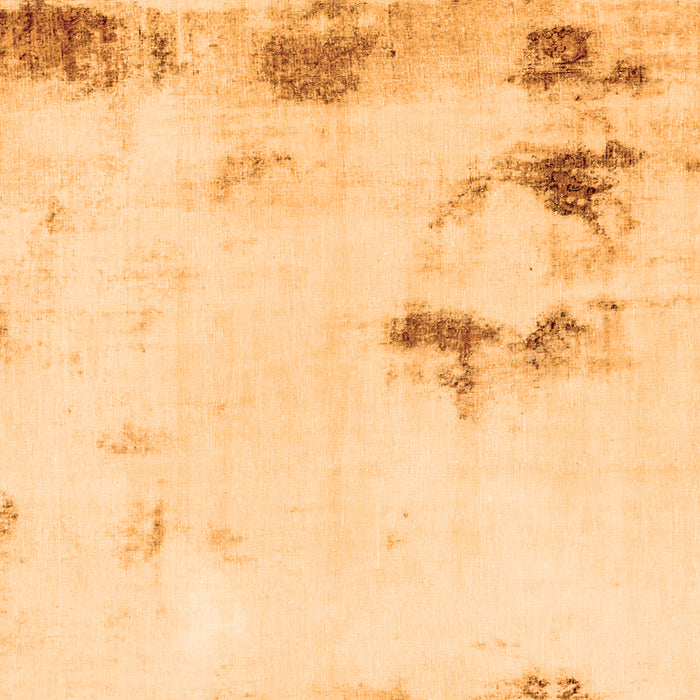 Square Abstract Orange Modern Rug, abs1973org