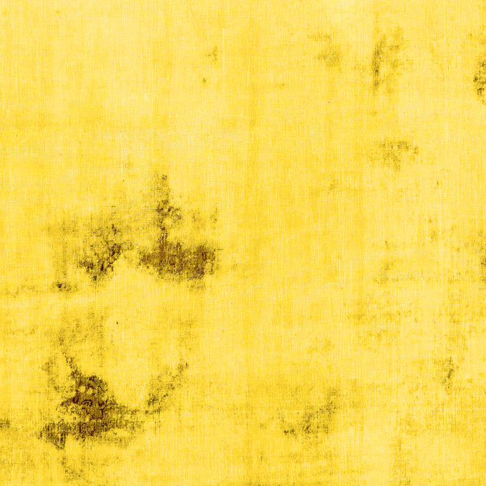 Machine Washable Abstract Yellow Modern Rug, wshabs1973yw