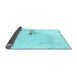 Sideview of Abstract Light Blue Modern Rug, abs1973lblu