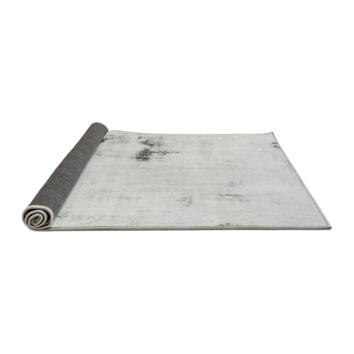 Sideview of Abstract Gray Modern Rug, abs1973gry