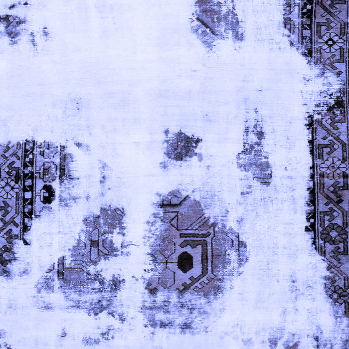 Abstract Blue Modern Rug, abs1974blu