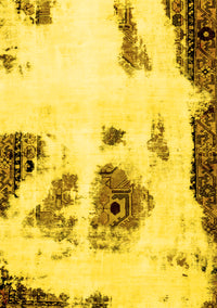 Abstract Yellow Modern Rug, abs1974yw