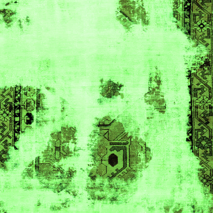 Abstract Green Modern Rug, abs1974grn
