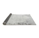 Sideview of Solid Gray Modern Rug, abs1975gry