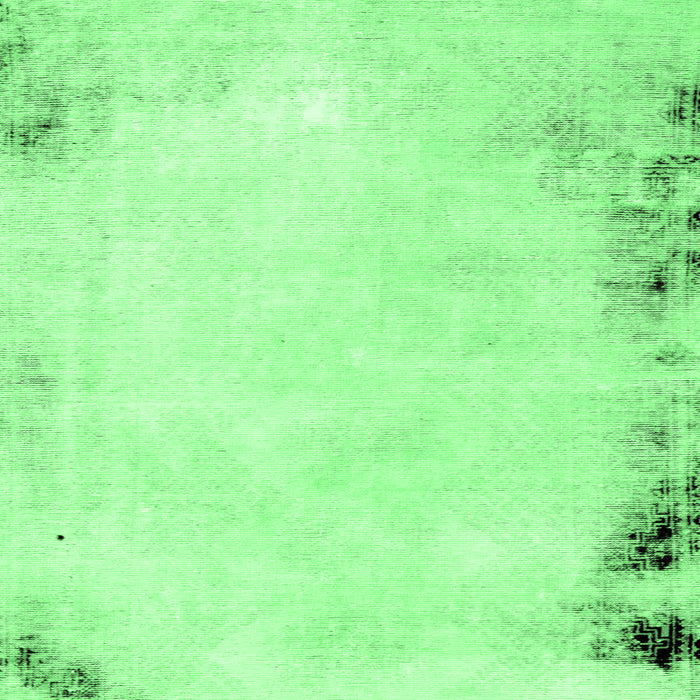 Square Machine Washable Solid Emerald Green Modern Area Rugs, wshabs1975emgrn