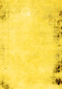 Solid Yellow Modern Rug, abs1975yw